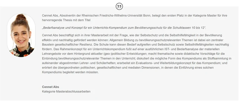 Priesträgerin Cennet Abs