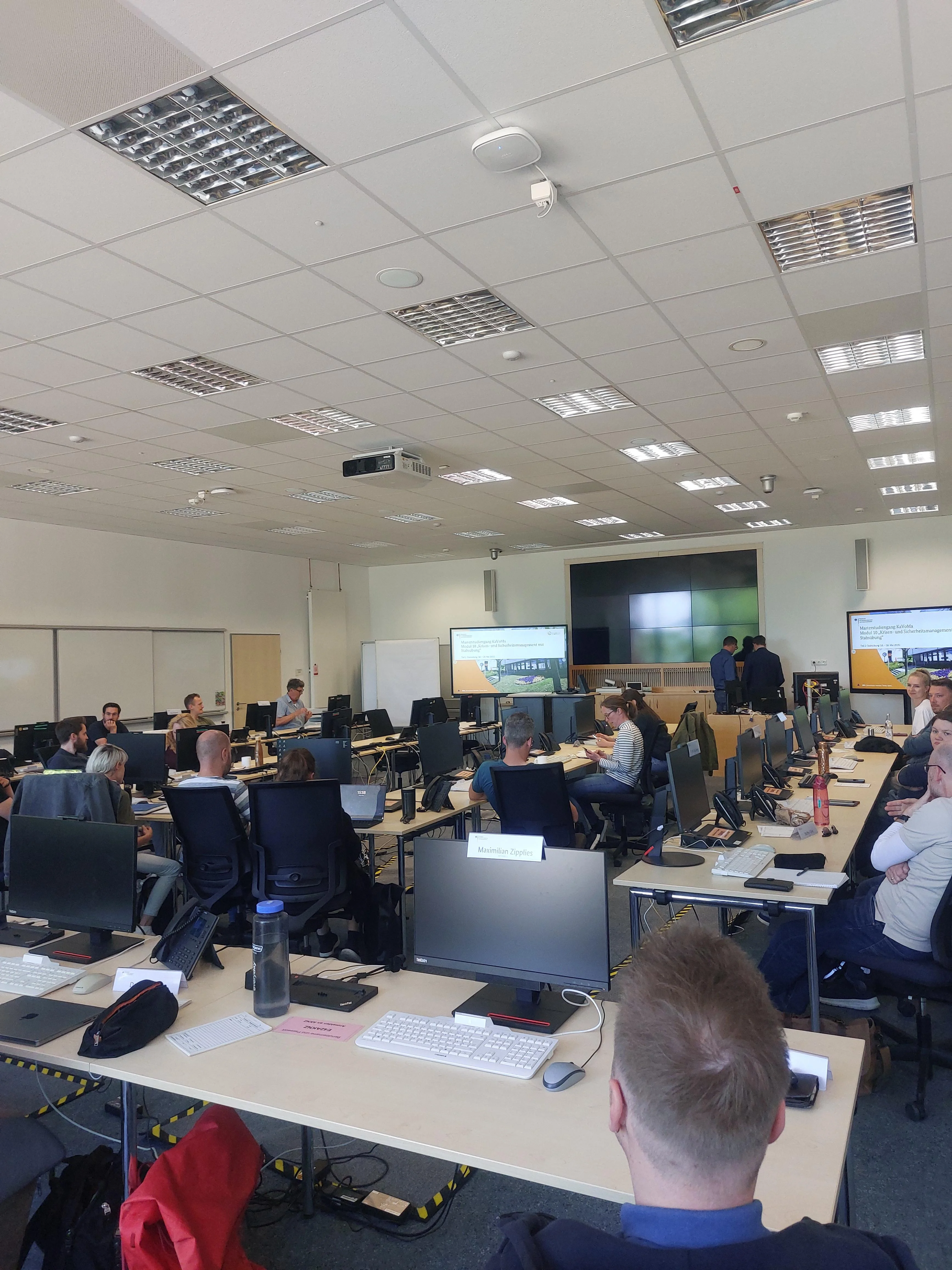 Stabsübung in Modul 10 (19. Jahrgang)